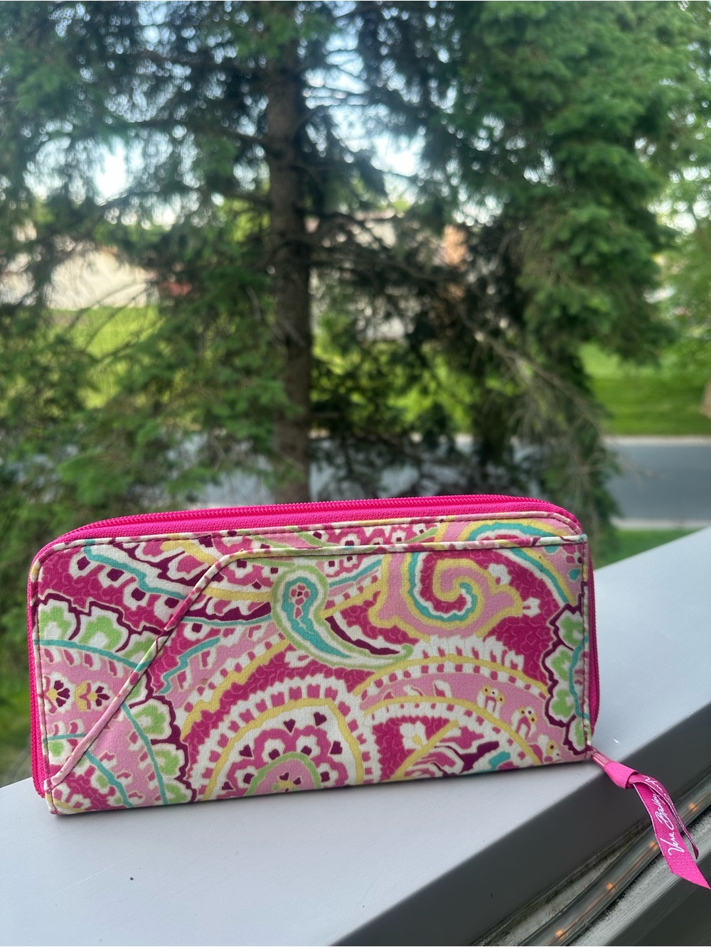 Vera Bradley Capri Melon Large Wallet View 5